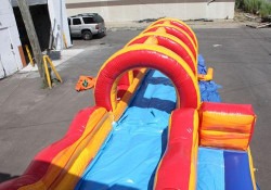 W 632 18 H Volcano w Slip 3 d17e78fe 8049 4a5f 876a 06041eb36d0f 1712167752 22'H Volcano Wet Screamer Slide with Slip n Slide